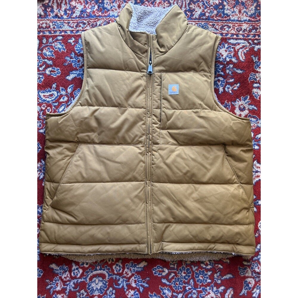 Carhartt Tan Puffer Vest